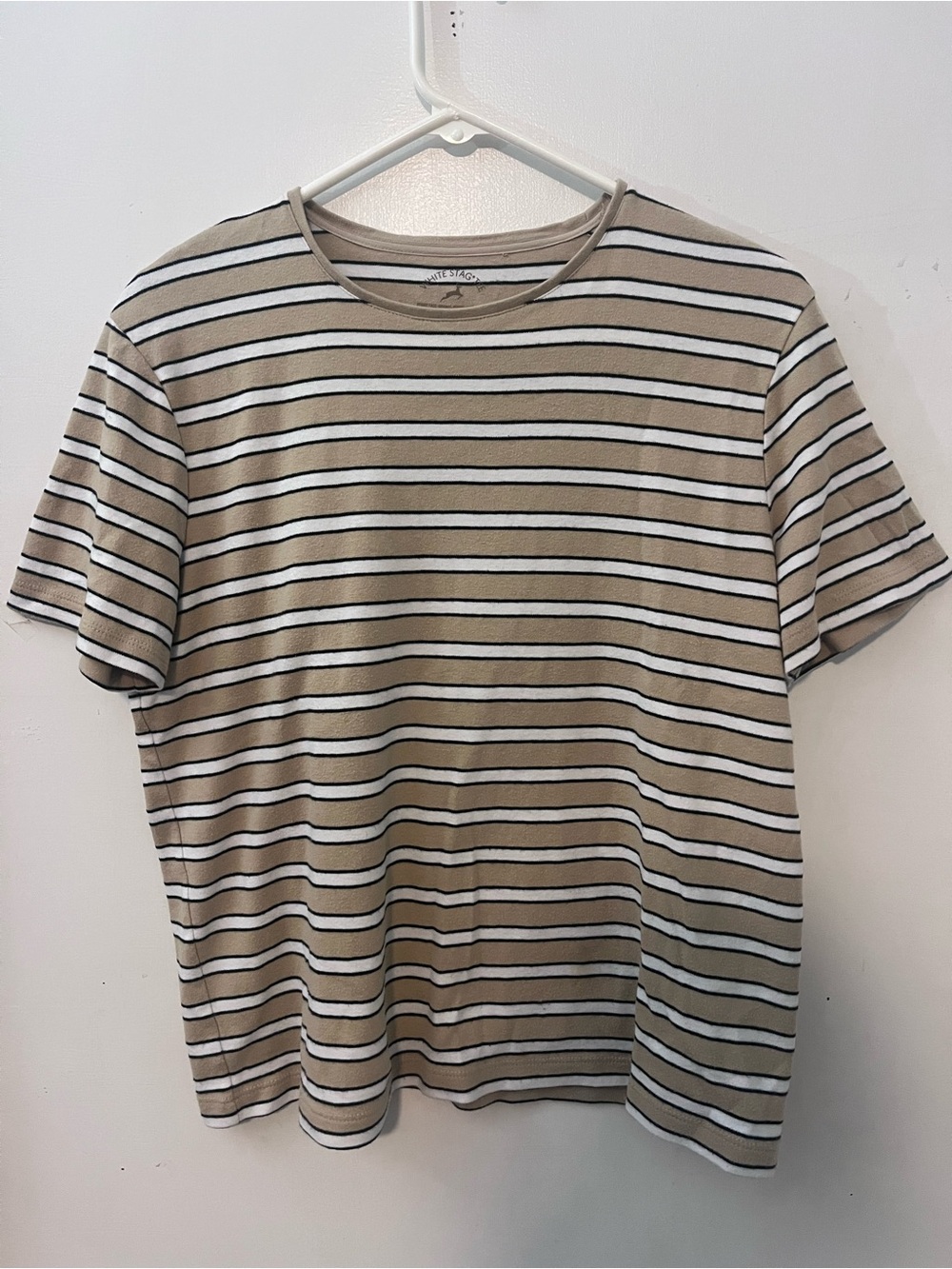 White Stag Striped Crewneck Tee